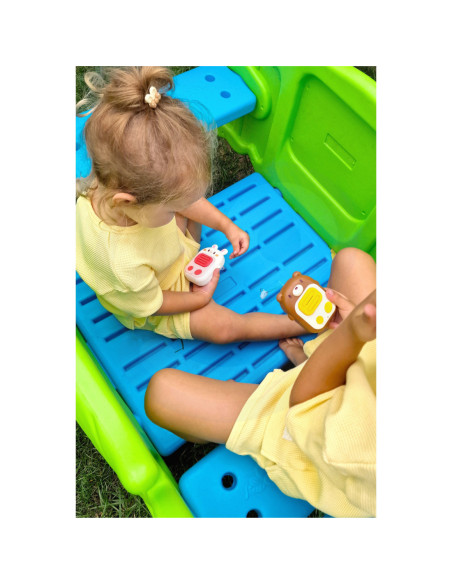 WOOPIE Stolik Piknikowy Huśtawka Bujak 2w1 Zielony