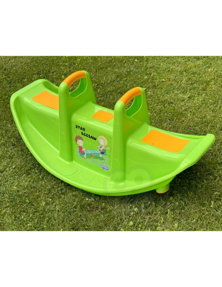 WOOPIE Bujak Wieloosobowy STAR Huśtawka Równoważna Zielona
