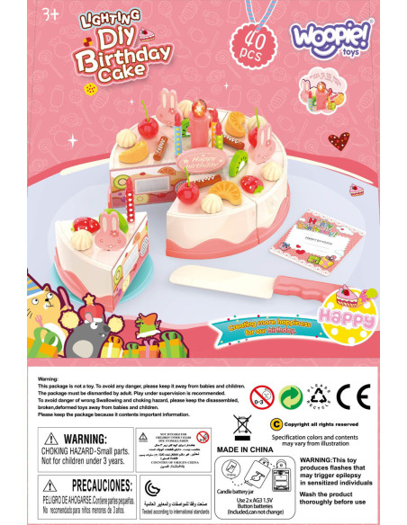 WOOPIE Kasa Sklepowa Dla Dzieci Skaner Waga Mikrofon + 24 Akc.