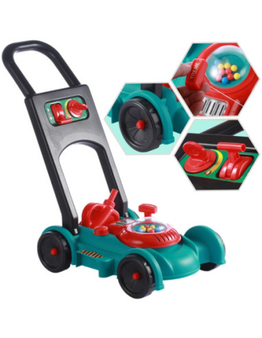 WOOPIE Kosiarka dla Dzieci Dźwięk + Zestaw Kask Kanister