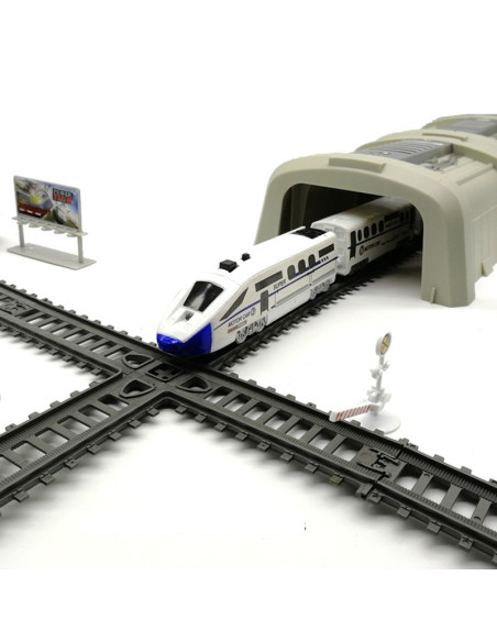WOOPIE Kolejka Elektryczna Ogromny 914 cm Tor Most Tunel 86 el.