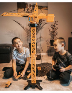 WOOPIE Dźwig Żuraw Zdaline Sterowany R/C Ciężarówka Koparka  + 4 Akc. 2