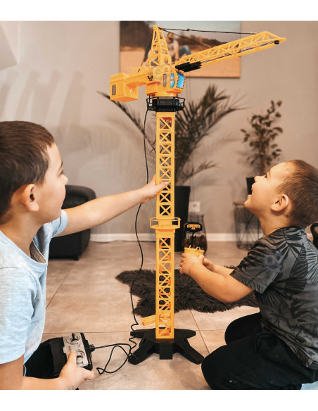 WOOPIE Dźwig Żuraw Zdaline Sterowany R/C Ciężarówka Koparka  + 4 Akc.