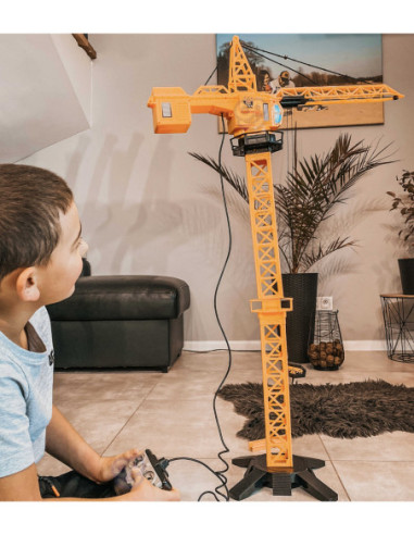 WOOPIE Dźwig Żuraw Zdaline Sterowany R/C Ciężarówka Koparka  + 4 Akc.