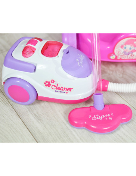 WOOPIE Zestaw do Sprzątania Wózek Odkurzacz Funkcja Ssania + 11 Akc.