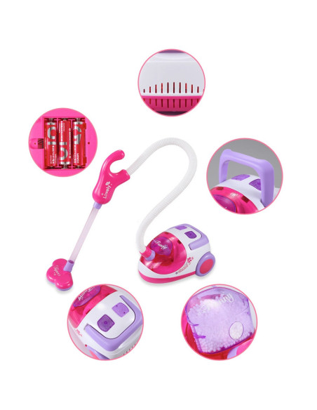 WOOPIE Zestaw do Sprzątania Wózek Odkurzacz Funkcja Ssania + 11 Akc.