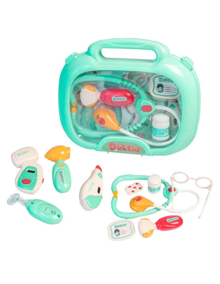 WOOPIE Zestaw Lekarski Mały Lekarza Doktor w Walizce Światło Dźwięk + Akc.
