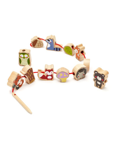 CLASSIC WORLD Korale do Nawlekania Zwięrzęta Leśne