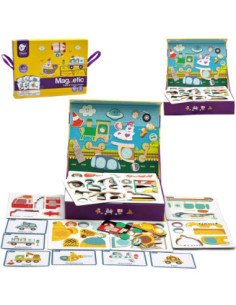 CLASSIC WORLD Puzzle Nauka Ruchu Transportu Drogowego 72 el.