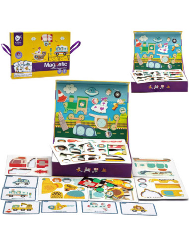 CLASSIC WORLD Puzzle Nauka Ruchu Transportu Drogowego 72 el.