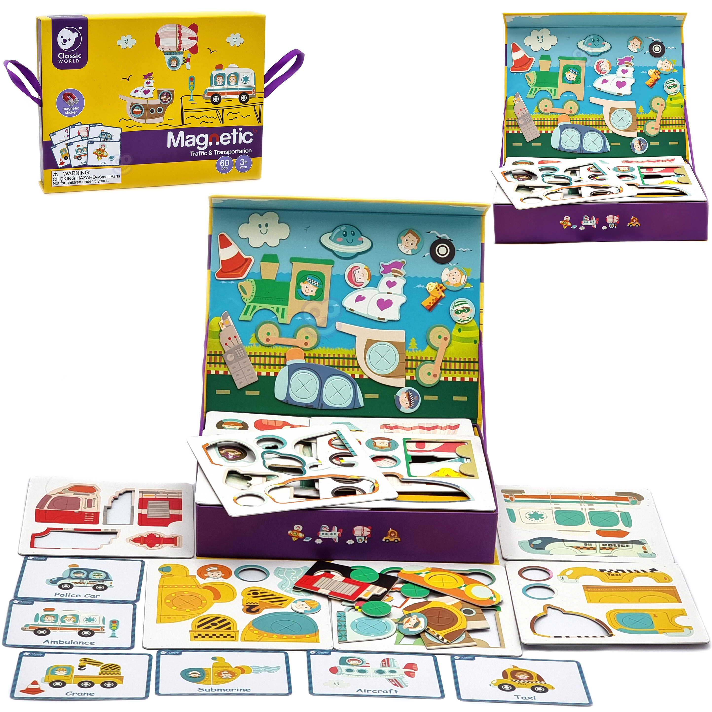 Classic World Pussel Trafik och Transport 72 delar