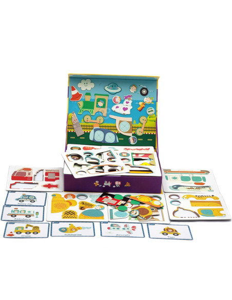 CLASSIC WORLD Puzzle Nauka Ruchu Transportu Drogowego 72 el.