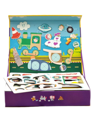 CLASSIC WORLD Puzzle Nauka Ruchu Transportu Drogowego 72 el.