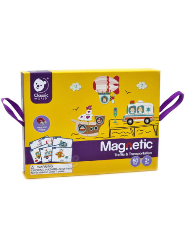 CLASSIC WORLD Puzzle Nauka Ruchu Transportu Drogowego 72 el.