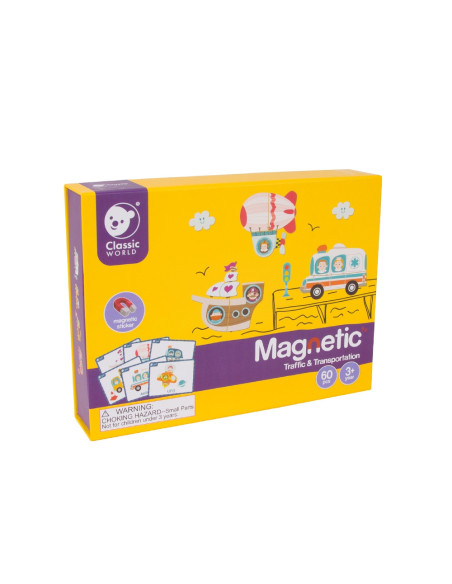 CLASSIC WORLD Puzzle Nauka Ruchu Transportu Drogowego 72 el.