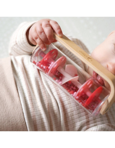 CLASSIC WORLD Deszczownica Tuba z Kuleczkami Czerwona