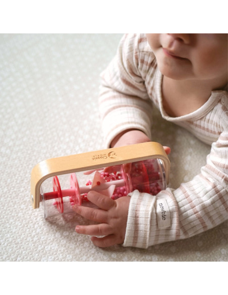 CLASSIC WORLD Deszczownica Tuba z Kuleczkami Czerwona