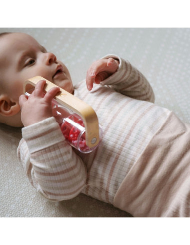 CLASSIC WORLD Deszczownica Tuba z Kuleczkami Czerwona