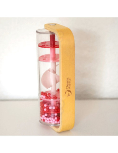 CLASSIC WORLD Deszczownica Tuba z Kuleczkami Czerwona