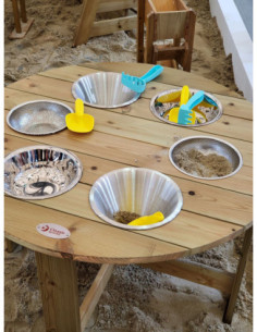 CLASSIC WORLD Okrągły Stół Zabawa Piaskiem 2