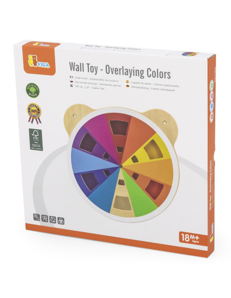 VIGA Drewniana Tablica Mieszanie Kolorów Certyfikat FSC