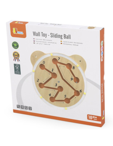 VIGA Drewniana Tablica Labirynt Certyfikat FSC