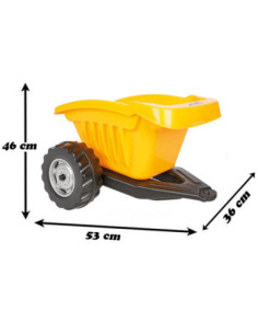 WOOPIE Przyczepka ACTIVE TRAILER Żółta 35 kg 2