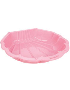 WOOPIE Piaskownica Muszelka Różowa Zamykana 2w1 Suchy Basen