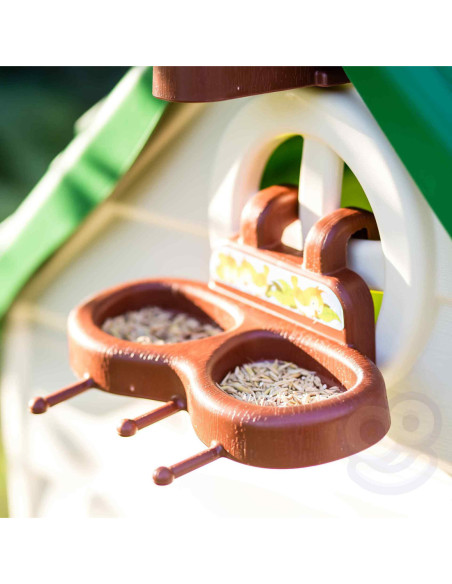 Feber Domek ogrodowy Eco Karmnik Segregacja Odpadów Imitacja Panelu Słonecznego