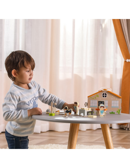 VIGA Drewniana Klinika dla zwierząt Szpital Weterynarz