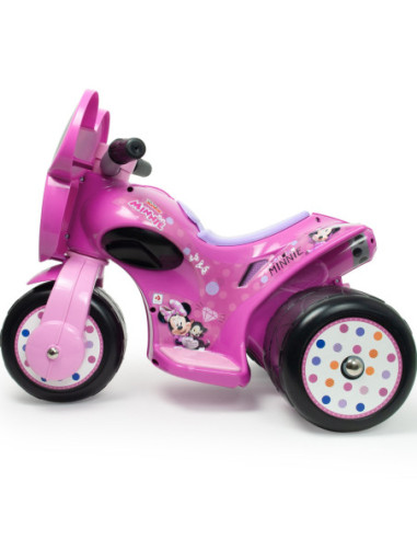 INJUSA Trzykołowiec Myszka Minnie Samurai 6V Jeździk dla Dzieci