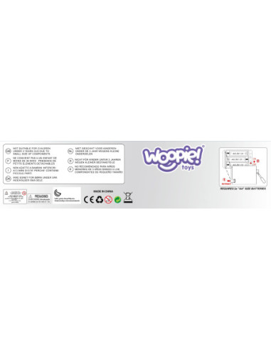 WOOPIE Piła Motorowa Łańcuchowa Dla Dzieci Gumowy Obrotowy Łańcuch