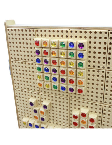 MASTERKIDZ Drewniana Tablica STEM Wolnostojąca