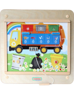MASTERKIDZ Montessori Waste Sorting Educational Board
