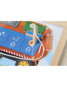 MASTERKIDZ Tablica Edukacyjna Segregacja Odpadów 2