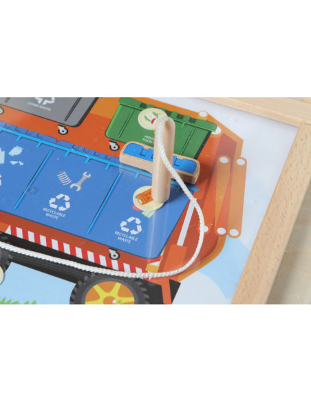 MASTERKIDZ Tablica Edukacyjna Segregacja Odpadów