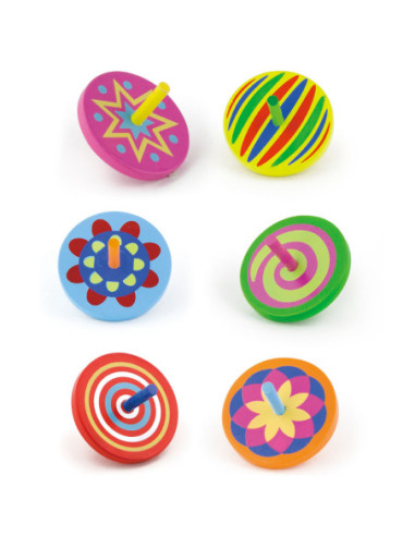 VIGA Kolorowy Bączek drewniany 1szt