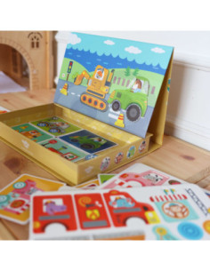 Montessori TOOKY TOY 80 detalių dėlionė - magnetinė dėžutė vaikams 2