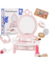 CLASSIC WORLD Drewniana Toaletka dla Dziewczynki z Lustrem + 11 akc