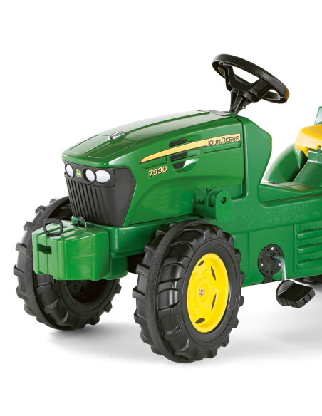 Rolly Toys John Deere Traktor na Pedały z Łyżką + Kamizelka Odblaskowa dla Dzieci Gratis
