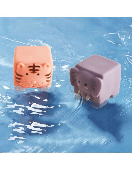 WOOPIE Klocki Sensoryczne Układanka do Ściskania Dźwięk Nauka Liczenia 12 el.