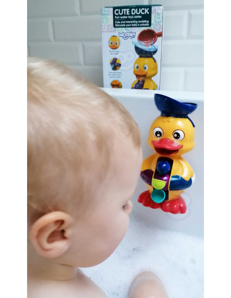 WOOPIE Kaczuszka Zabawka Wodna do Kąpieli Kołowrotek Przelewowa