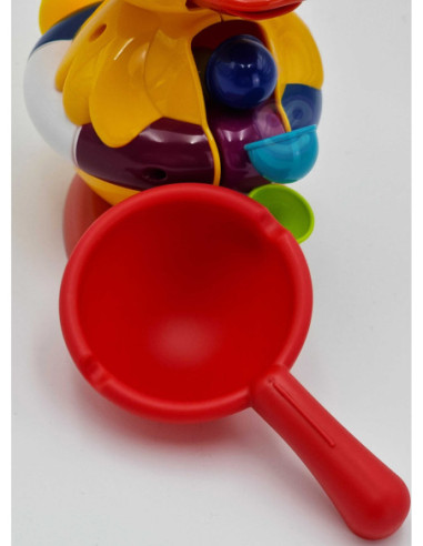 WOOPIE Kaczuszka Zabawka Wodna do Kąpieli Kołowrotek Przelewowa