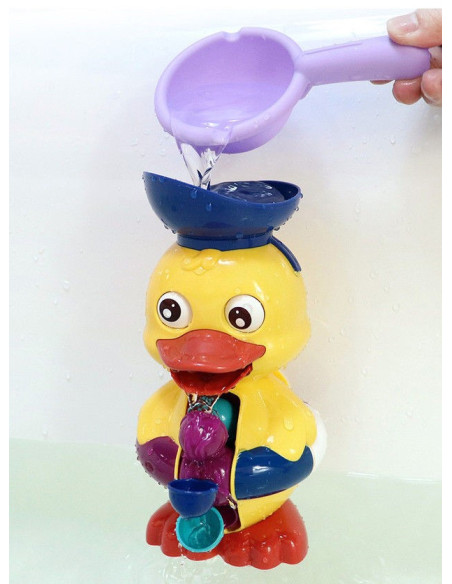 WOOPIE Kaczuszka Zabawka Wodna do Kąpieli Kołowrotek Przelewowa