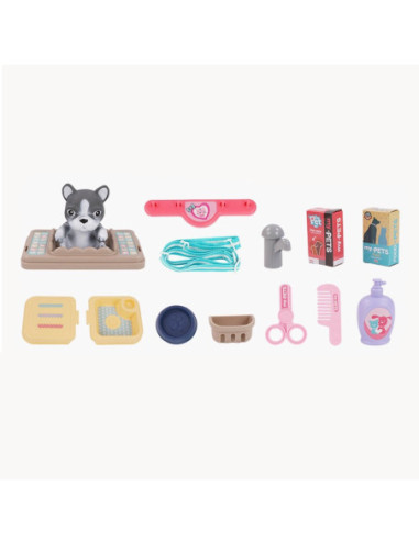 WOOPIE Pies Przenosny Zestaw Pielęgnacyjny 2w1 w Plecaku Transporter