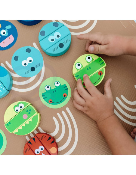 TOOKY TOY Jenga Zwierzęta Gra Zręcznościowa