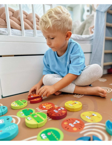 TOOKY TOY Jenga Zwierzęta Gra Zręcznościowa