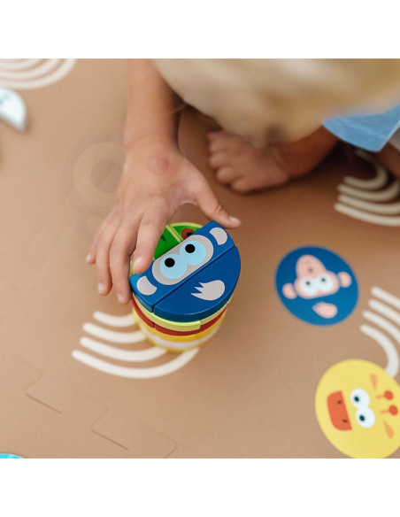 TOOKY TOY Jenga Zwierzęta Gra Zręcznościowa