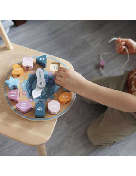 VIGA PolarB Sorter Kształtów Zegar nawlekanka