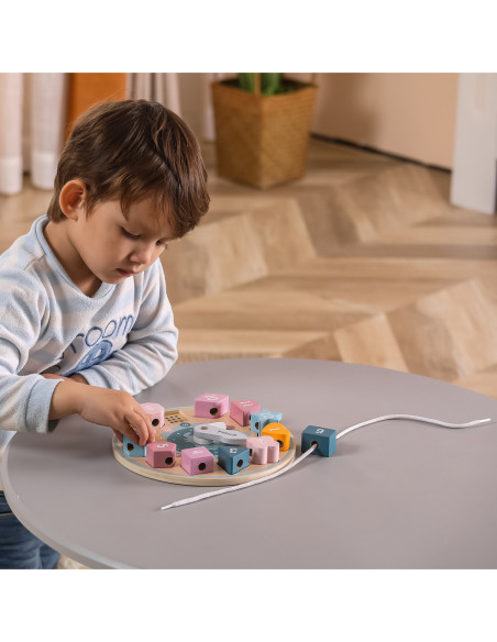 VIGA PolarB Sorter Kształtów Zegar nawlekanka